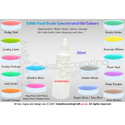 Water Bath Child Kids Play Time Fun Gel Colour Edible Concentrated ProGel Craft